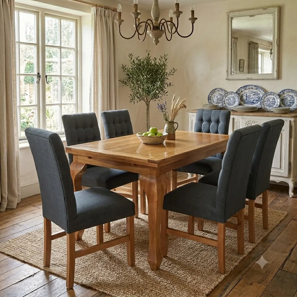 Comedor 6 Sillas Enfundadas