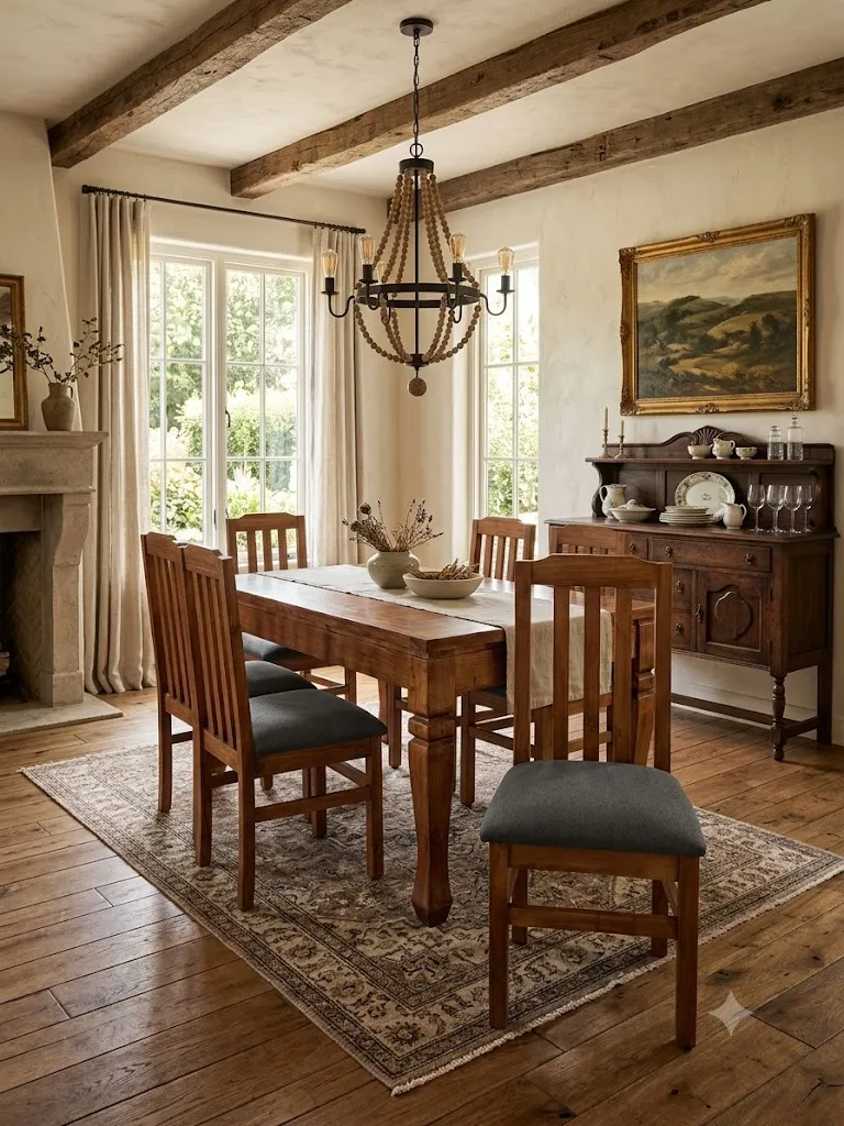 Comedor 6 Sillas Madera Económico
